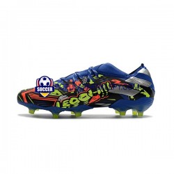 Niebieski Żółty Biały Adidas Nemeziz9.1 FG The Journey Buty piłkarskie