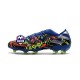 Niebieski Żółty Biały Adidas Nemeziz9.1 FG The Journey Buty piłkarskie