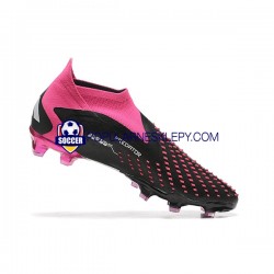 Różowy Biały Czarny Adidas Predator ACCURACY FG Buty piłkarskie
