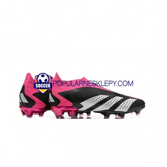 Różowy Biały Czarny Adidas Predator ACCURACY FG Buty piłkarskie