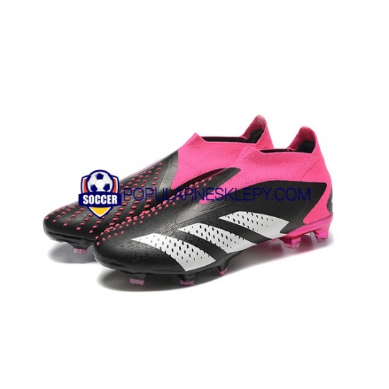 Różowy Biały Czarny Adidas Predator ACCURACY FG Buty piłkarskie