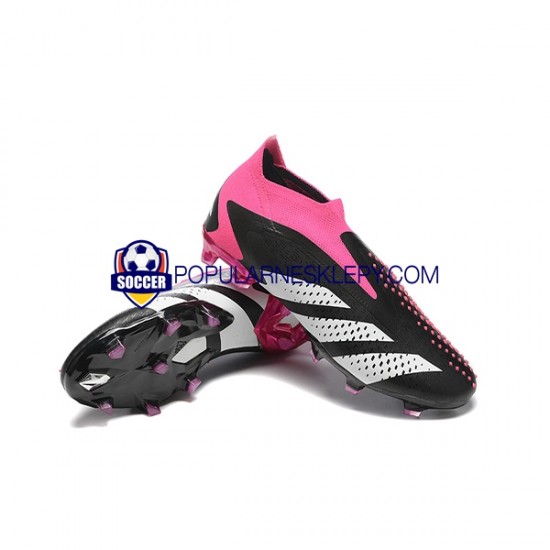 Różowy Biały Czarny Adidas Predator ACCURACY FG Buty piłkarskie