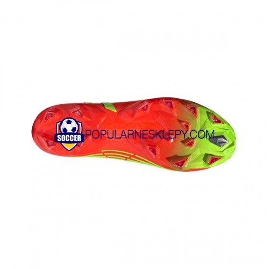 Czerwony Zielony Adidas Predator EDGE AG Game Data Buty piłkarskie