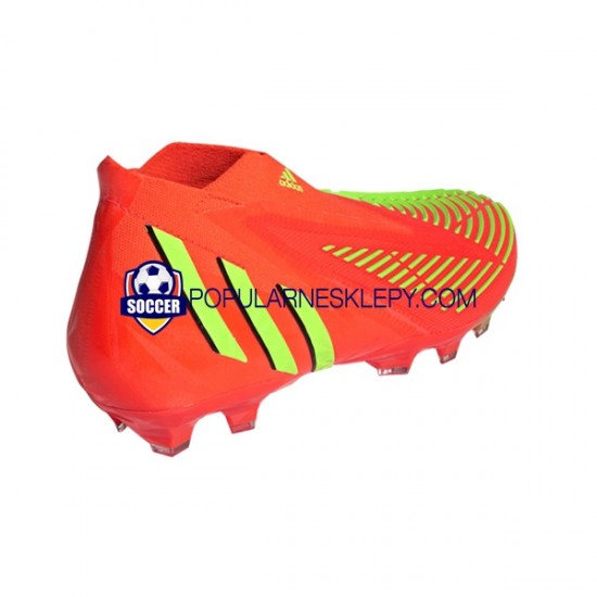 Czerwony Zielony Adidas Predator EDGE AG Game Data Buty piłkarskie