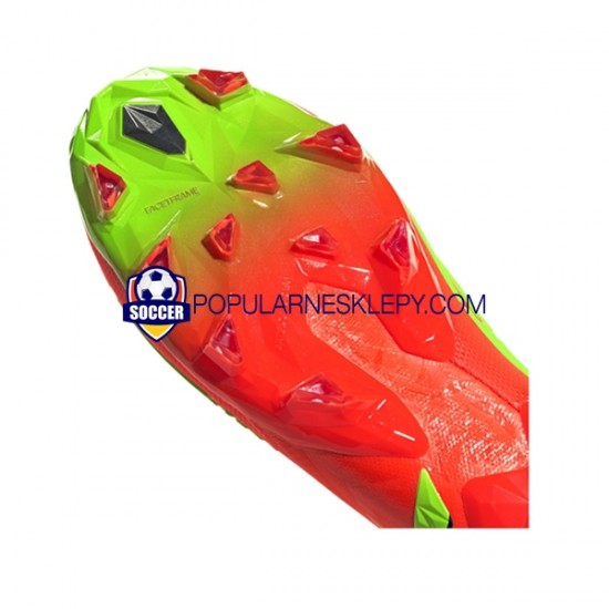 Czerwony Zielony Adidas Predator EDGE AG Game Data Buty piłkarskie