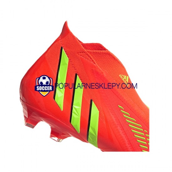 Czerwony Zielony Adidas Predator EDGE AG Game Data Buty piłkarskie