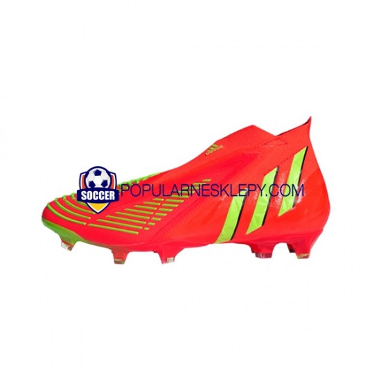 Czerwony Zielony Adidas Predator EDGE FG Game Data Buty piłkarskie
