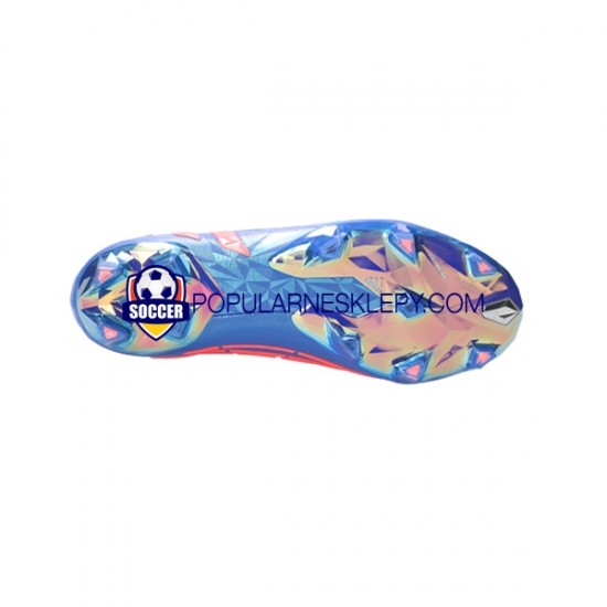 Czerwony Niebieski Adidas Predator EDGE FG Sapphire Edge Buty piłkarskie