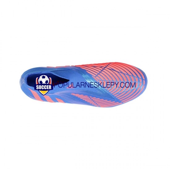 Czerwony Niebieski Adidas Predator EDGE FG Sapphire Edge Buty piłkarskie