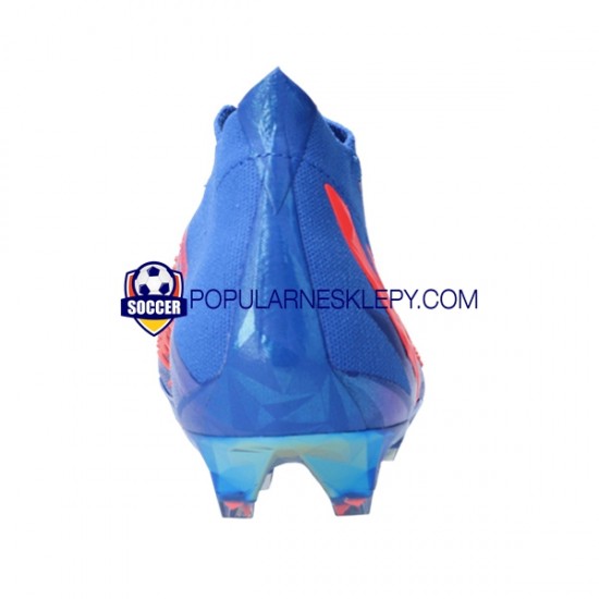 Czerwony Niebieski Adidas Predator EDGE FG Sapphire Edge Buty piłkarskie
