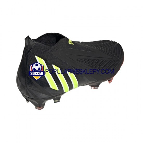 Żółty Czarny Adidas Predator EDGE FG Shadowportal Buty piłkarskie