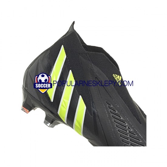 Żółty Czarny Adidas Predator EDGE FG Shadowportal Buty piłkarskie