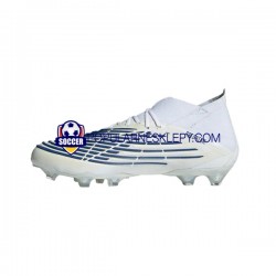 Niebieski Biały Adidas Predator EDGE.1 AG Diamond Edge Buty piłkarskie