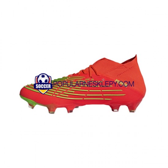 Czerwony Zielony Adidas Predator EDGE.1 FG Game Data Buty piłkarskie