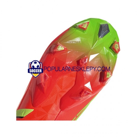 Czerwony Zielony Adidas Predator EDGE.1 FG Game Data Buty piłkarskie