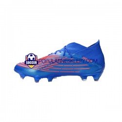 Czerwony Niebieski Adidas Predator EDGE.1 FG Sapphire Edge Buty piłkarskie