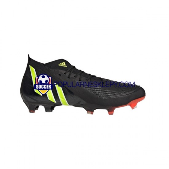 Żółty Czarny Adidas Predator EDGE.1 FG Shadowportal Buty piłkarskie