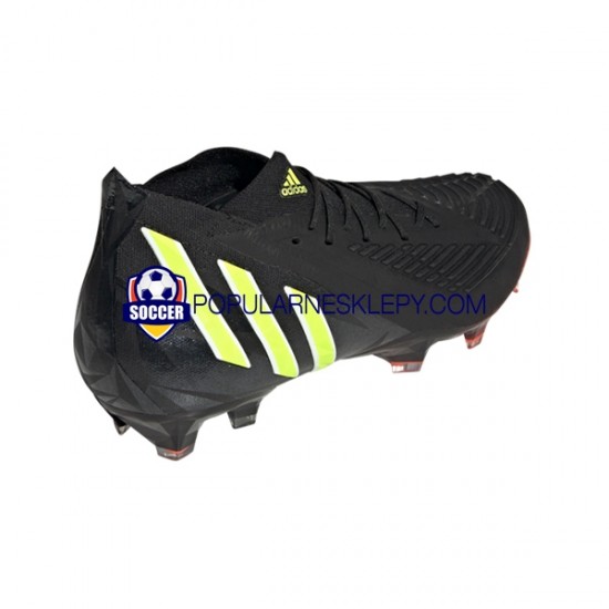 Żółty Czarny Adidas Predator EDGE.1 FG Shadowportal Buty piłkarskie