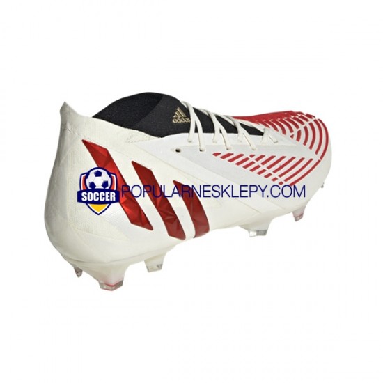 Czerwony Złoto Biały Adidas Predator EDGE.1 FG Showdown Buty piłkarskie