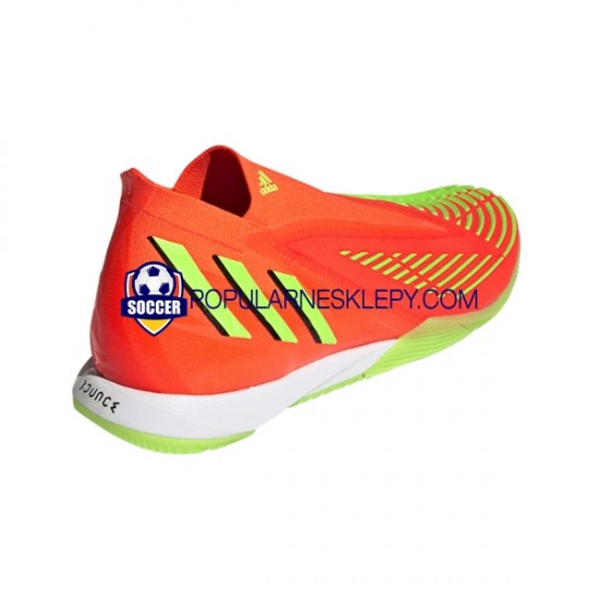 Czerwony Zielony Adidas Predator EDGE.1 IN Game Data Buty piłkarskie