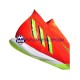 Czerwony Zielony Adidas Predator EDGE.1 IN Game Data Buty piłkarskie