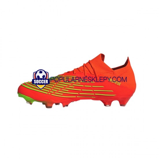 Czerwony Zielony Adidas Predator EDGE.1 L AG Game Data Buty piłkarskie