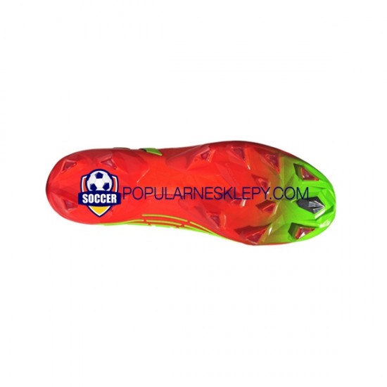 Czerwony Zielony Adidas Predator EDGE.1 L AG Game Data Buty piłkarskie