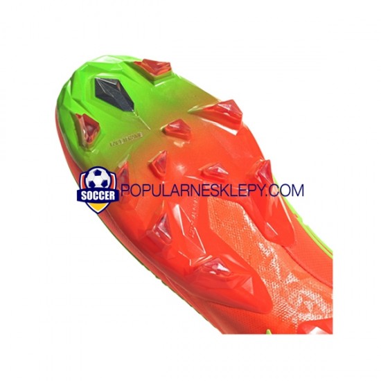 Czerwony Zielony Adidas Predator EDGE.1 L AG Game Data Buty piłkarskie