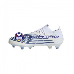 Niebieski Biały Adidas Predator EDGE.1 L FG Diamond Edge Buty piłkarskie