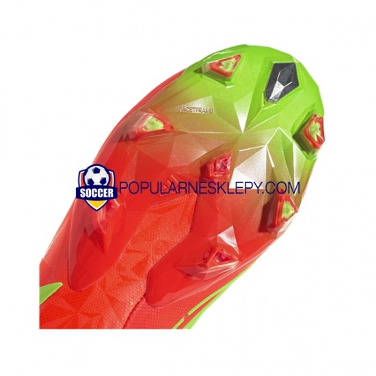 Czerwony Zielony Adidas Predator EDGE.1 L FG Game Data Buty piłkarskie