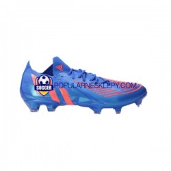 Czerwony Niebieski Adidas Predator EDGE.1 L FG Sapphire Edge Buty piłkarskie
