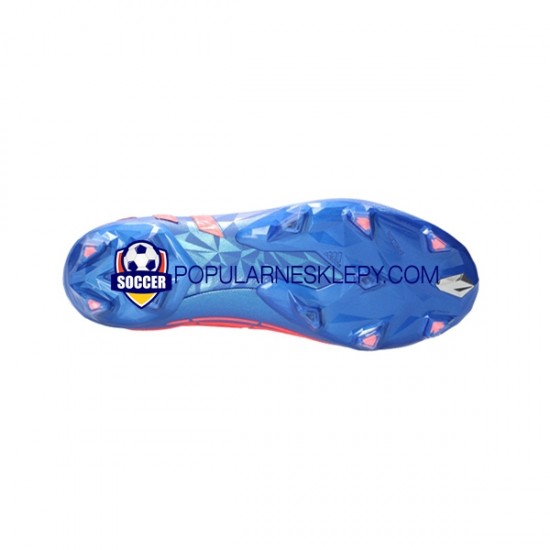 Czerwony Niebieski Adidas Predator EDGE.1 L FG Sapphire Edge Buty piłkarskie