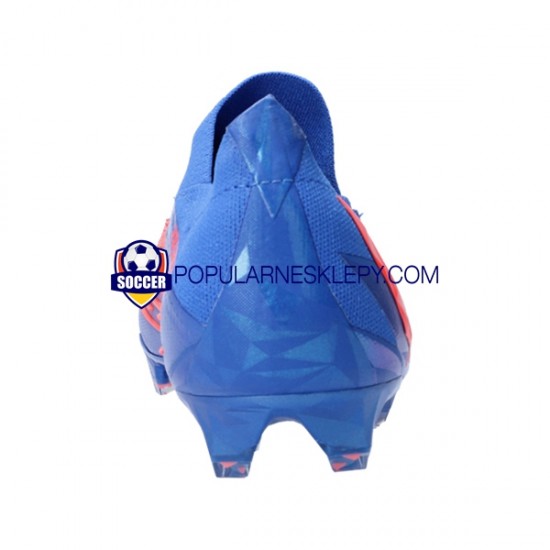 Czerwony Niebieski Adidas Predator EDGE.1 L FG Sapphire Edge Buty piłkarskie