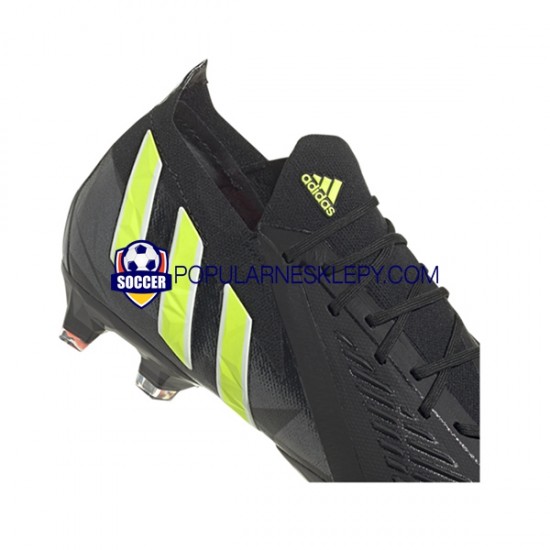 Żółty Czarny Adidas Predator EDGE.1 L FG Shadowportal Buty piłkarskie