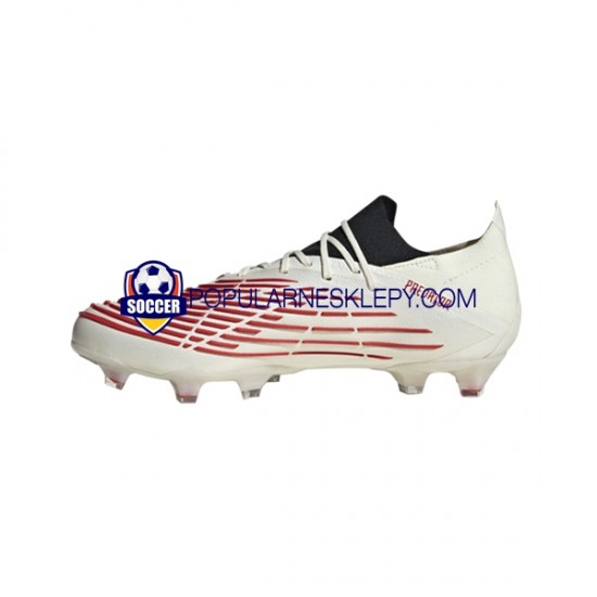 Czerwony Złoto Biały Adidas Predator EDGE.1 L FG Showdown Buty piłkarskie