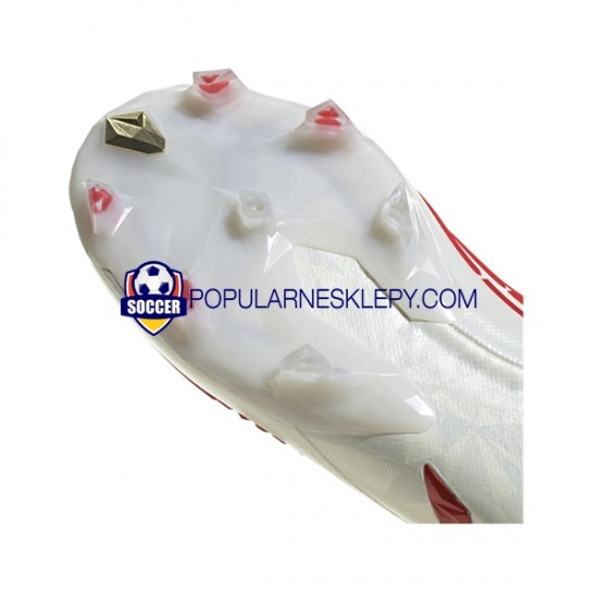 Czerwony Złoto Biały Adidas Predator EDGE.1 L FG Showdown Buty piłkarskie