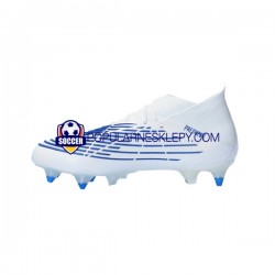 Niebieski Biały Adidas Predator EDGE.1 SG Diamond Edge Buty piłkarskie