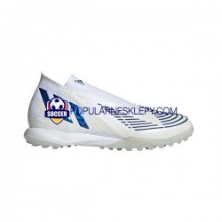 Niebieski Biały Adidas Predator EDGE.1 TF Diamond Edge Buty piłkarskie