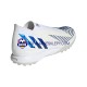Niebieski Biały Adidas Predator EDGE.1 TF Diamond Edge Buty piłkarskie