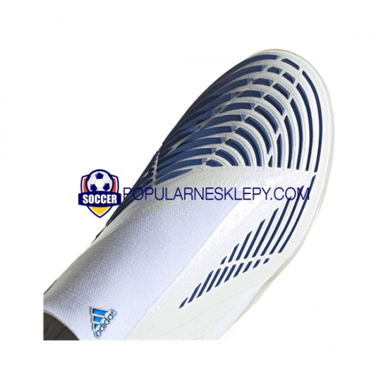 Niebieski Biały Adidas Predator EDGE.1 TF Diamond Edge Buty piłkarskie