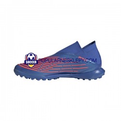 Czerwony Niebieski Adidas Predator EDGE.1 TF Sapphire Edge Buty piłkarskie