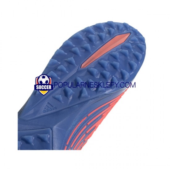 Czerwony Niebieski Adidas Predator EDGE.1 TF Sapphire Edge Buty piłkarskie