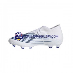 Niebieski Biały Adidas Predator EDGE.2 FG Diamond Edge Buty piłkarskie