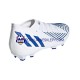 Niebieski Biały Adidas Predator EDGE.2 FG Diamond Edge Buty piłkarskie