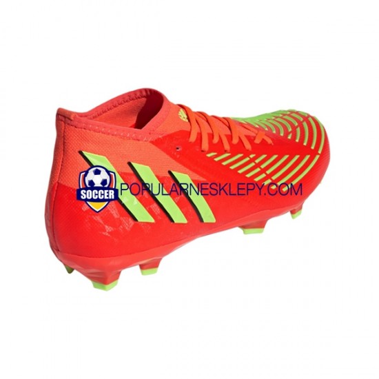 Czerwony Zielony Adidas Predator EDGE.2 FG Game Data Buty piłkarskie
