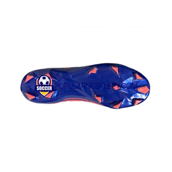 Czerwony Niebieski Adidas Predator EDGE.2 FG Sapphire Edge Buty piłkarskie