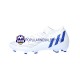 Niebieski Biały Adidas Predator EDGE.3 FG Diamond Edge Buty piłkarskie