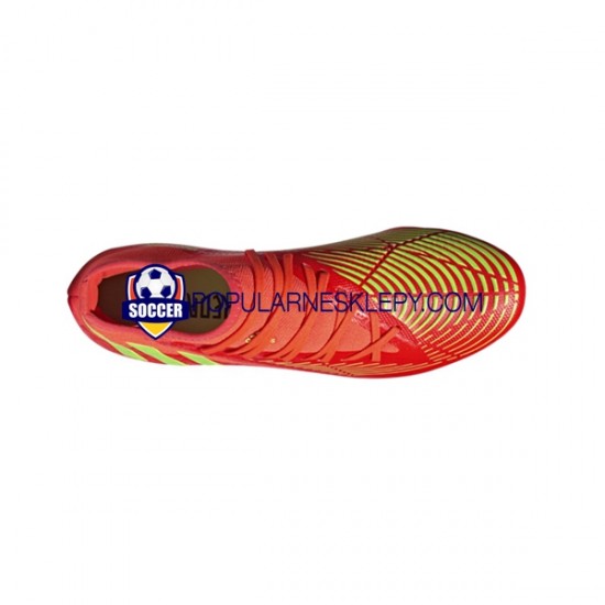 Czerwony Zielony Adidas Predator EDGE.3 FG Game Data Buty piłkarskie