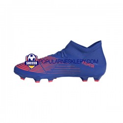 Czerwony Niebieski Adidas Predator EDGE.3 FG Sapphire Edge Buty piłkarskie