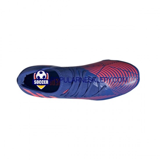 Czerwony Niebieski Adidas Predator EDGE.3 FG Sapphire Edge Buty piłkarskie